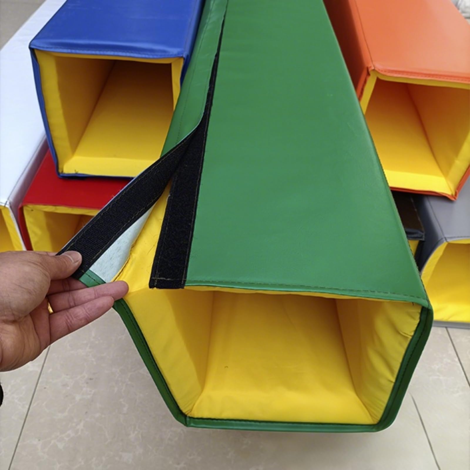 Universal Protective Padding for Square Poles 6x6 Inch, Outdoor Column Wrap Around Post Pad for Safety
