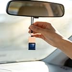 Hanging Car Airs Fresheners Diffuser: 20Pcs Empty Essential Oil Diffuser Bottles Pendant - Black Glass Perfume