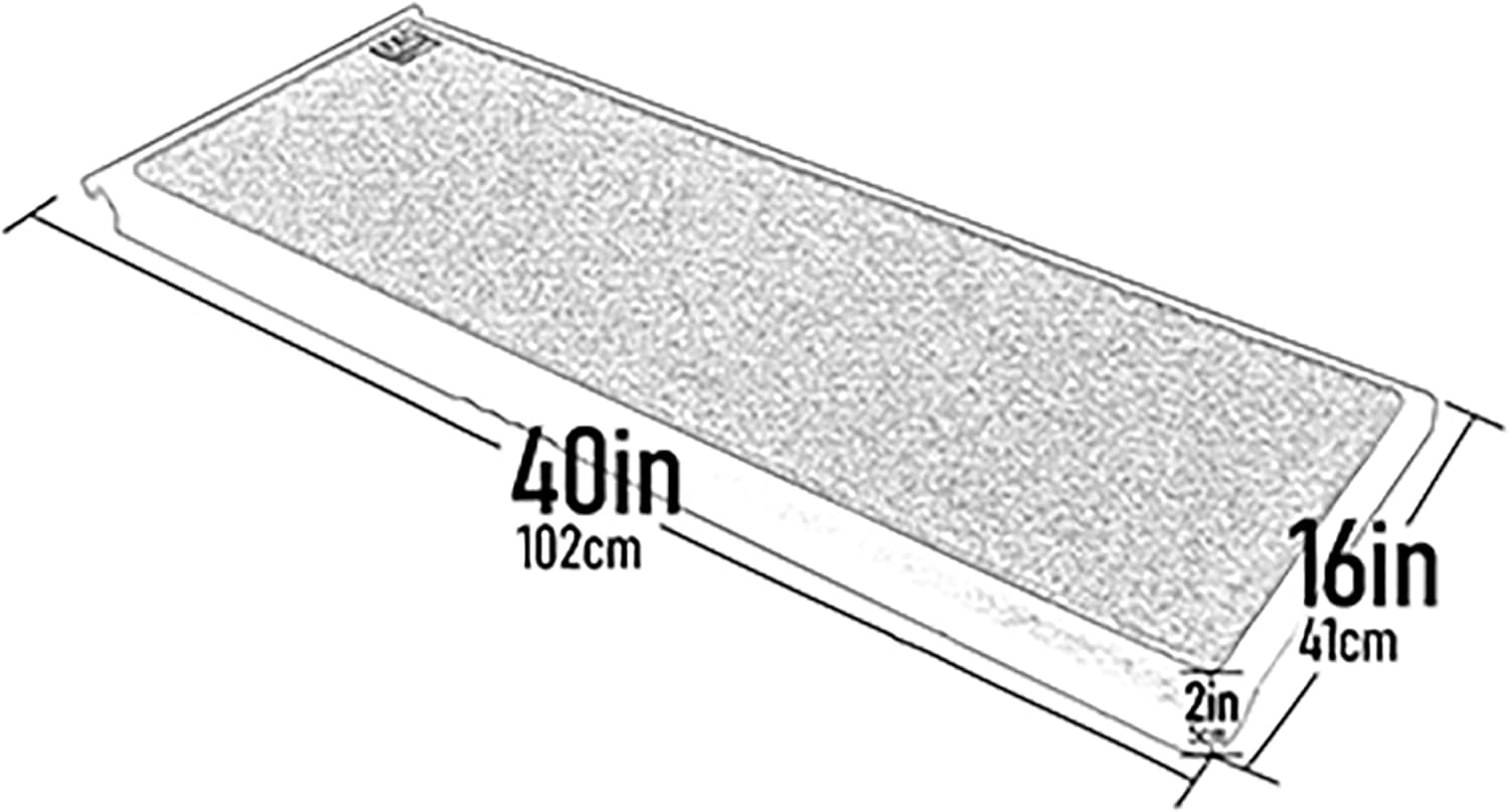 Pet Gear Free Standing Pet Ramp for Cats and Dogs, No Assembly Required, Easy Fold for Storage or Travel, Portable, Espresso