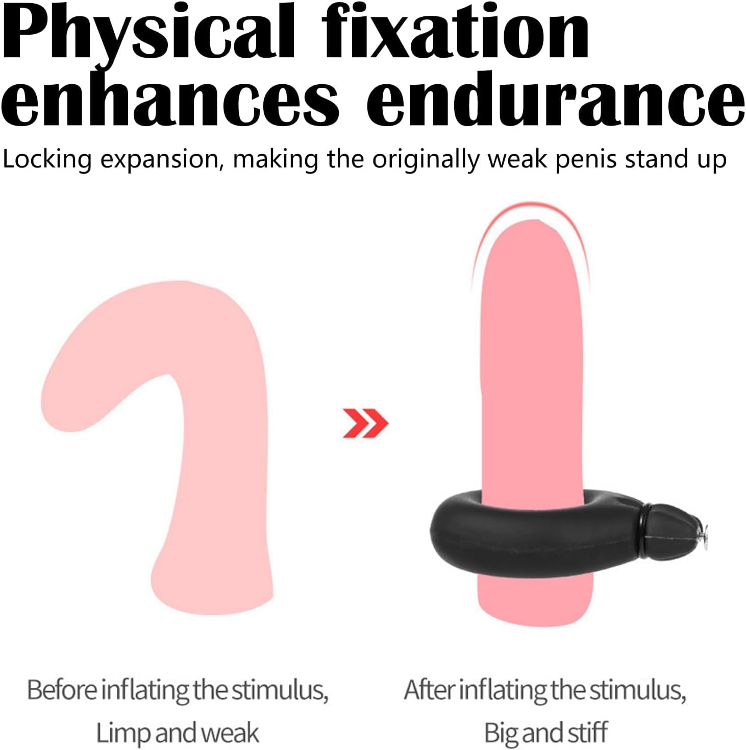 Inflatable Penis Clamp Cock and Ball Torture Testicle Pump Testicle Toys Blow up Penis for Mens Testicle Restraints Cock and Ball Ring Anillos para Pene Testicle Crusher CBT Chastity Toys for Men