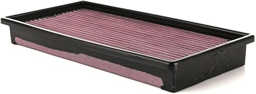 K&N Filtro de aire del motor Aumenta la potencia y remolque, lavable, Premium, Filtro de aire de repuesto compatible con JEEP 1987-2000 (Cherokee,