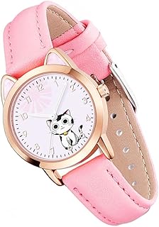 Assistir Relógio Com Motivo De Gato Para Meninas Adolescentes Relógio De Tempo De Aprendizagem De Pulso Para Meninas Pequenos Para Presentes Femininos Para Meninas