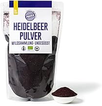 Pakka – Organic Blueberry Powder, Blueberry Powder, Blueberries Blueberry Powder, Blueberries Blueberry Powder – Unsweetened, Natural, Untreated, Unsulphurized, Gently Air Dried, Vegan, 750 g