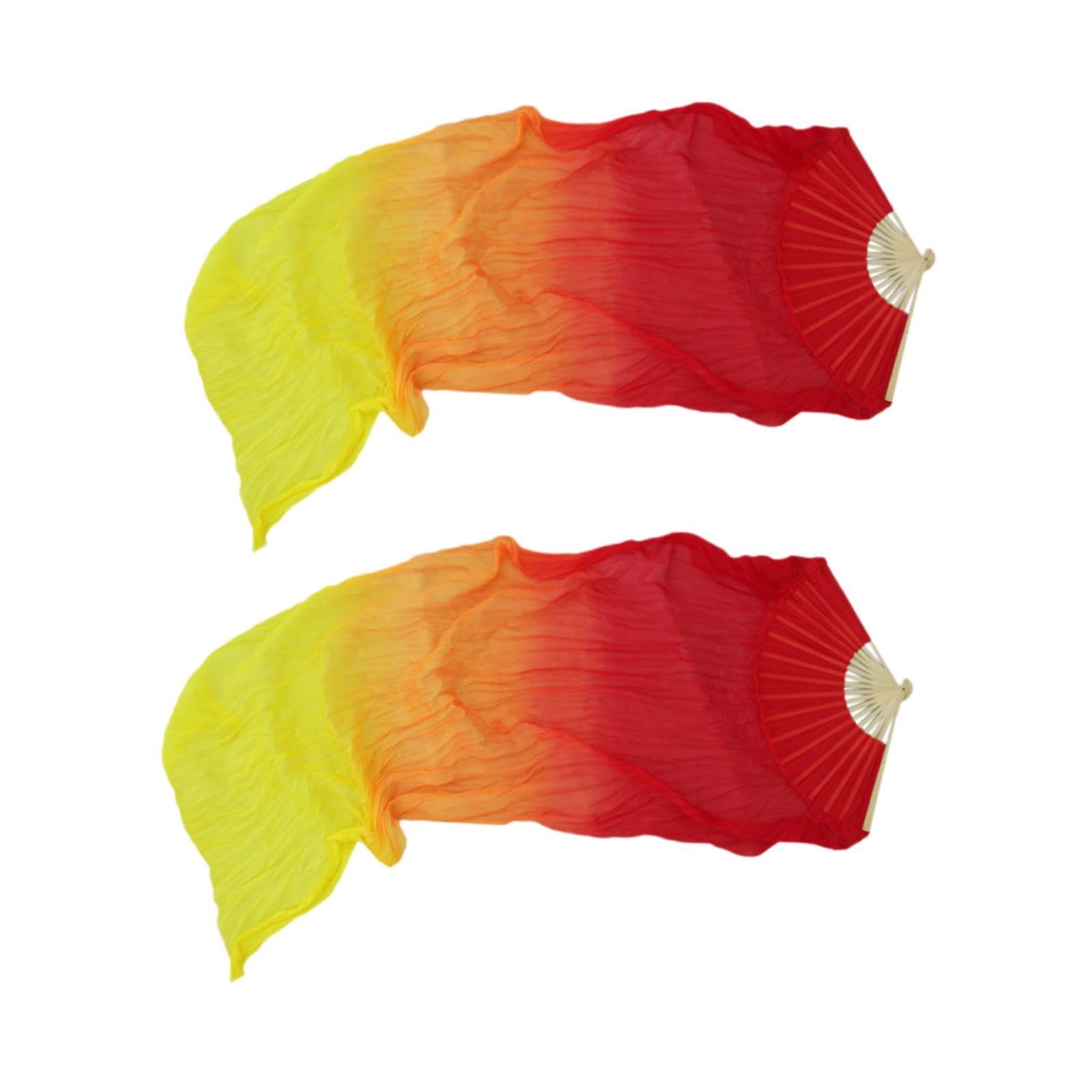 1 Par de Seda en Forma de para Danza Del Vientre, Accesorios para Disfraces de Danza Del Vientre para Mujer
