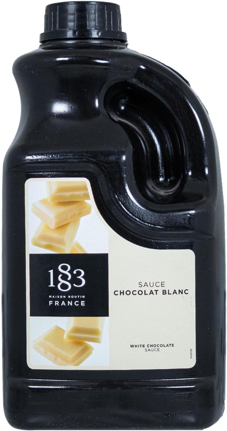1883 White Chocolate Sauce 64 Fl Oz, Made in France