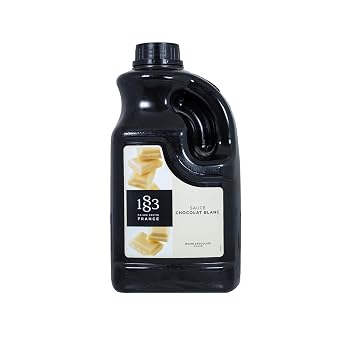 1883 White Chocolate Sauce 64 Fl Oz, Made in France