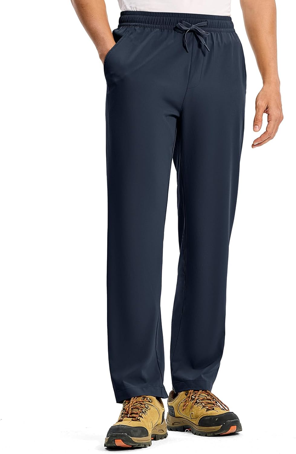 TBMPOY Mens Hiking Pants Lightweight Quick Dry 3 Pockets Travel Fishing Water-Resistant Athletic Workout Sweatpants - Image 2