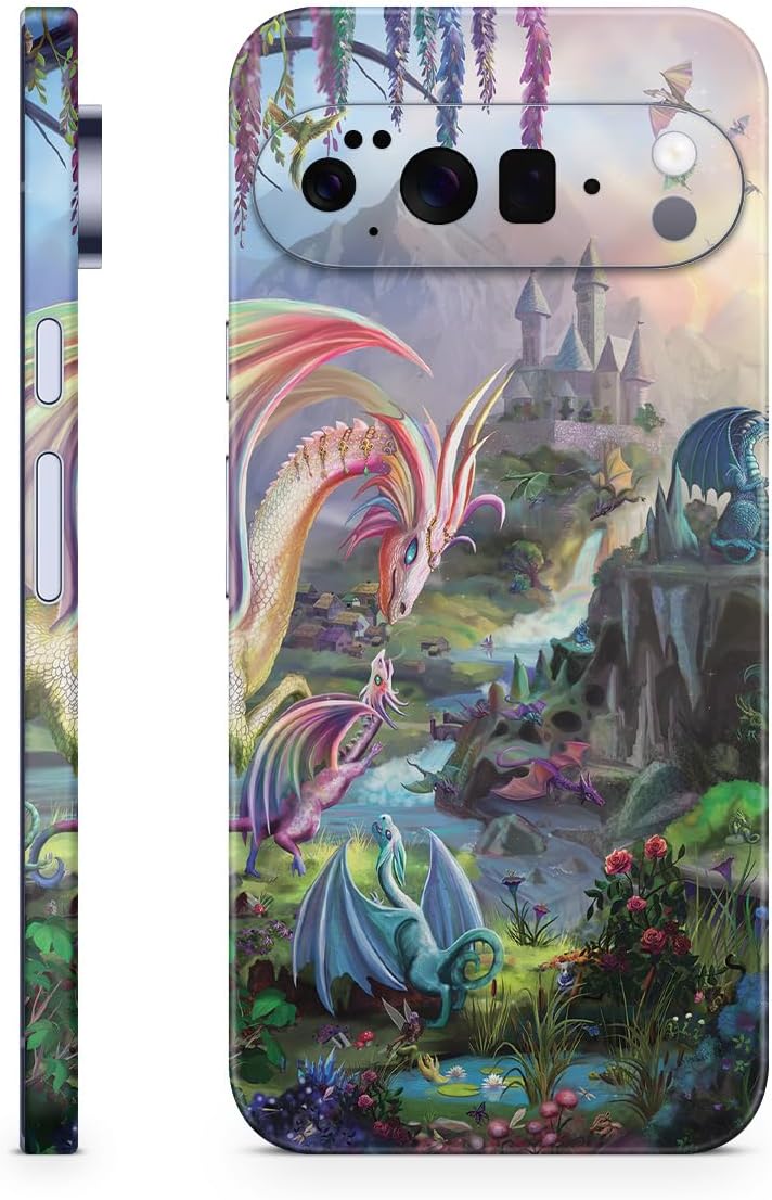 Carbon Fiber Phone Skin Compatible with Google Pixel 10 - Stranger Alphabet - Premium 3M Vinyl Protective Wrap Decal Cover - Easy to Apply | Crafted in The USA by MightySkins