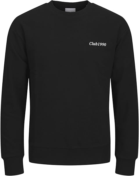 Jack Jones Emil Knit Crew Neck Noos - Maglie Uomo Nero | Nencini Sport