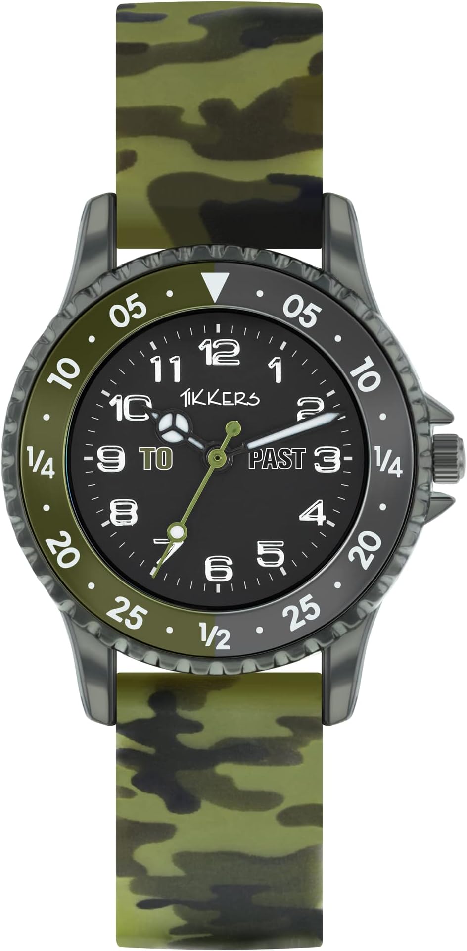 Camo Silicone Time Teacher Strap Watch ATK1085