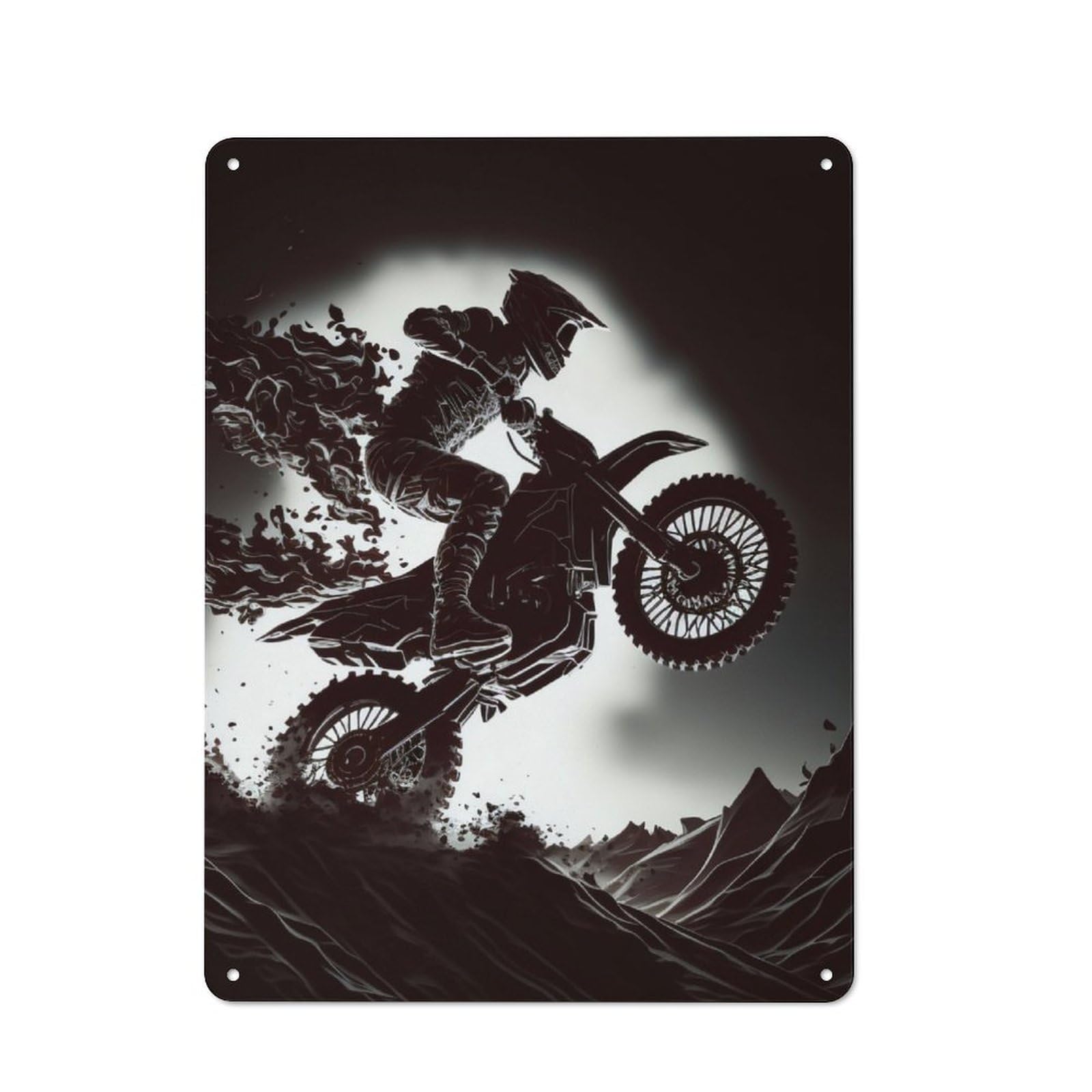 Junmoney Thrill Seeker Metal Wall Sign 40X30cm Featuring For Living Room Wall, For Decorating Living Rooms And Feature Walls