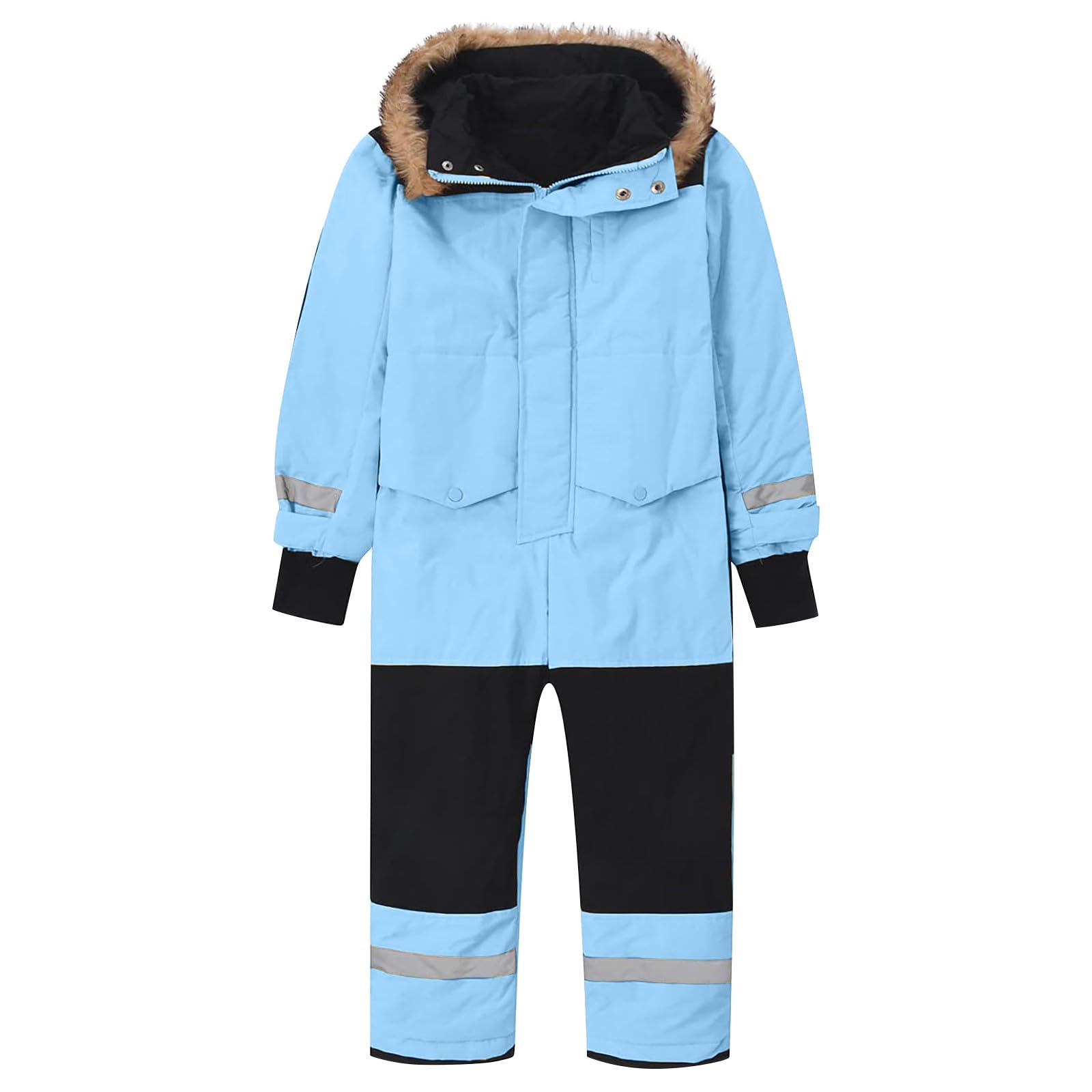 Tuta Sci Bambini Intera Antivento E Impermeabile, Snowsuit Caldo Invernale Giacca Con Cappuccio Tuta Da Sci Bambino Tute Da Sci Bambino E Ragazzi Giacca Sci Bambino