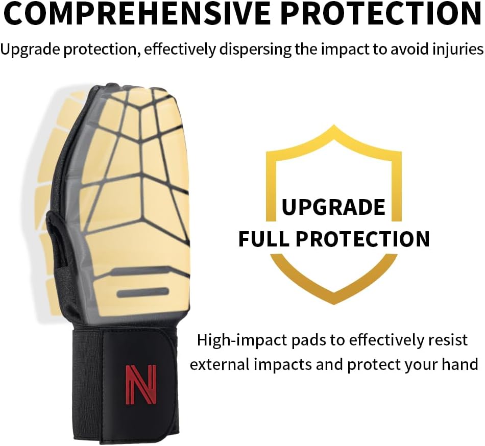 NURIBASE Sliding Mitt, Sliding Mitt for Baseball and Softball, SlidingMitt for Left and Right Hands, Baseball Protective Equipment for Youth and Adult Black Adult