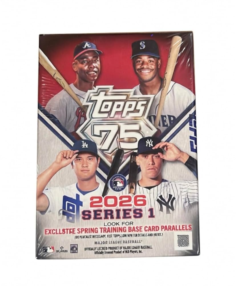 早い者勝ち‼️topps 75 2026 SERIES 1 シリアル・レリック Amazon.com: 2026 Topps Series 1 Baseball Sealed 75th Anniversary