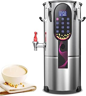 Soy Milk Maker, Built-in Filter, With Timing And Heat Preservation Functions, For Soymilk, Tofu, Efficient Automatic Nut Milk Maker(22L)