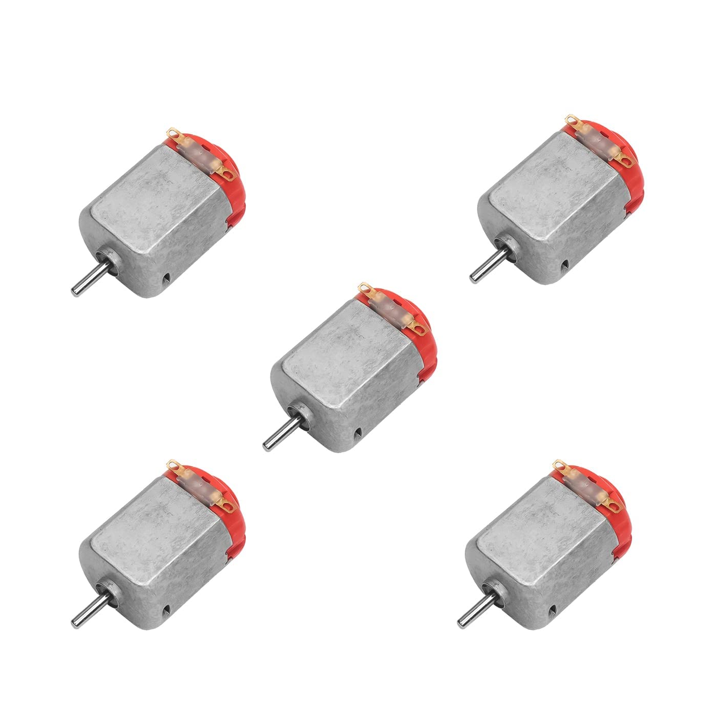 TechWiz Pack of 5 DC Electric Toy Motor 3 to 6V Rectangular Red Rear Cover Small Electric Motor 5000 to 10000 RPM for DIY Toys, Science Projects (B0D2KY934C) Amazon Price History, Amazon Price Tracker