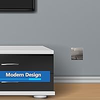 Vista 6 de LIDER Placa de pared en blanco, resistente a la temperatura y a los impactos, acrílico, reflectante, cubierta sin tornillos, actualización