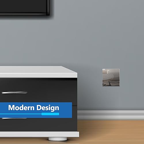 Miniatura 6 de LIDER Placa de pared en blanco, resistente a la temperatura y a los impactos, acrílico, reflectante, cubierta sin tornillos, actualización de