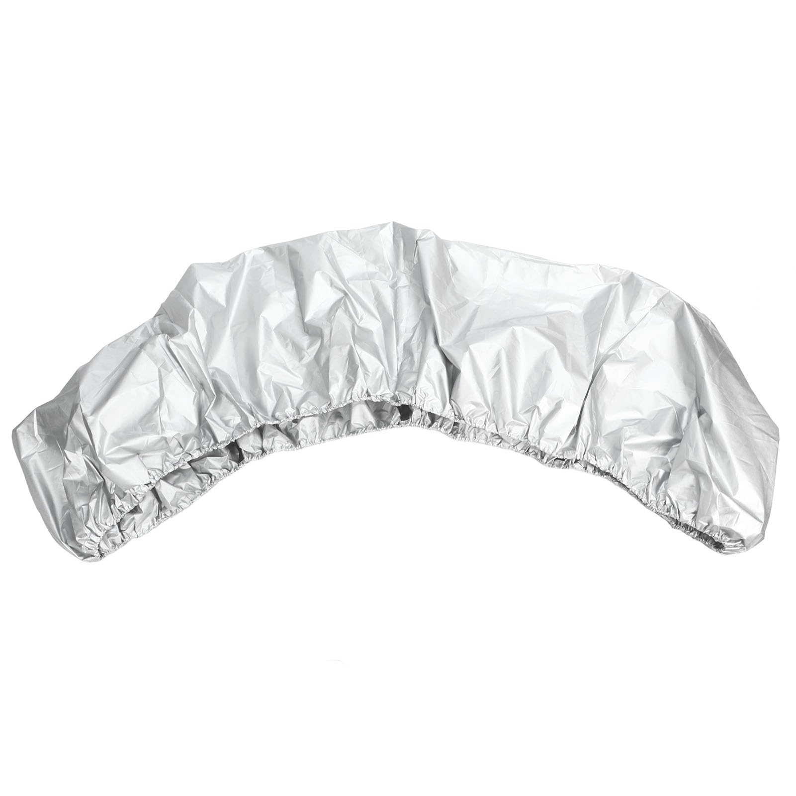 Housse Bateau Imperméable 2,6 -, Toile Oxford Argente, Protection Contre UV et Poussière - Résistante à L’Eau, Durable, Parfaite pour Voilier et Barque (2,6-3m)