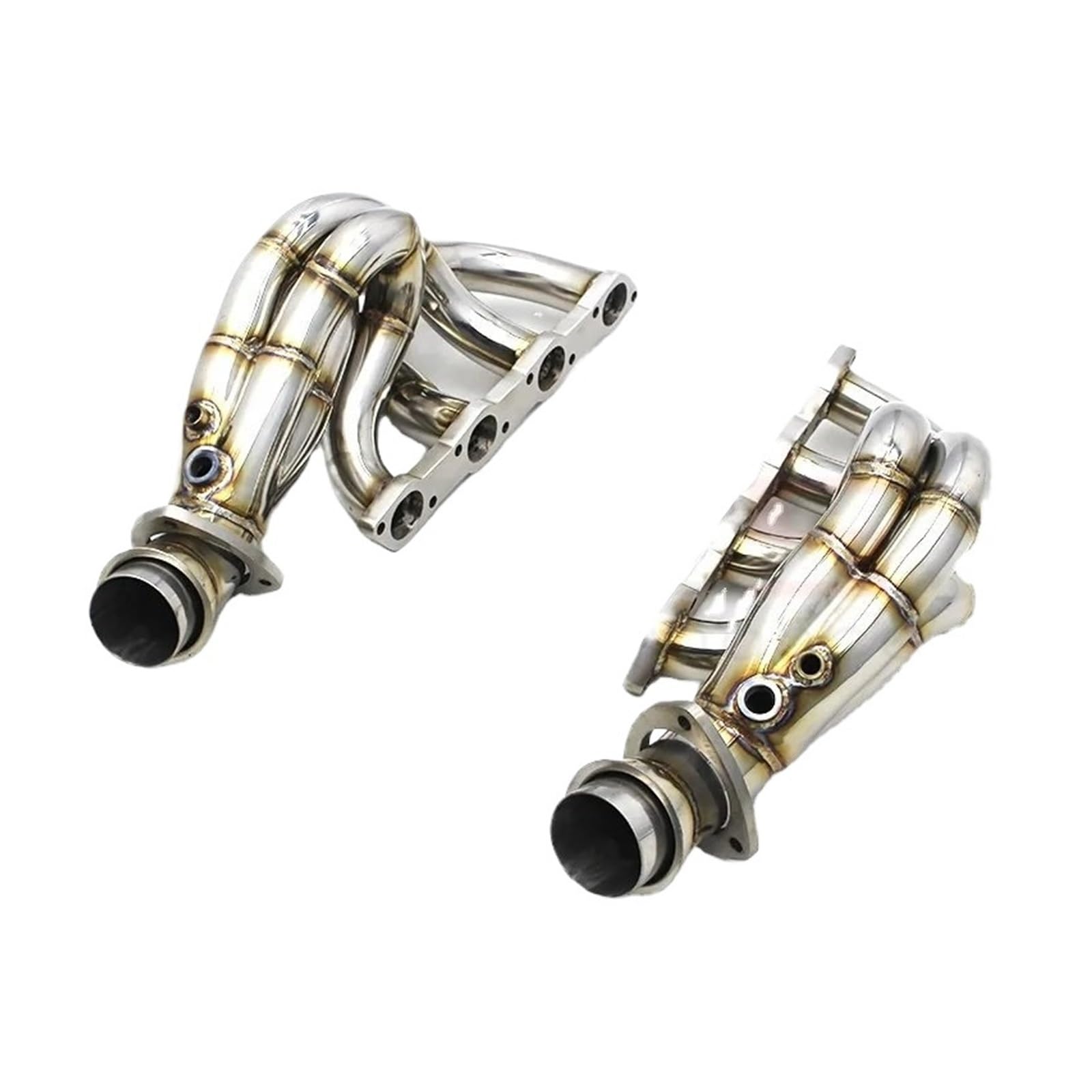 Shuogoufeng Store Kolektor wydechowy kompatybilny z Ferrari F430 kompatybilny z Spider 4.3L 2005-2011 rura wydechowa ze stali nierdzewnej wyścigowy układ wydechowy