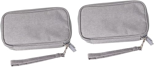 Zerodeko 2 unids cargador bolsa organizador organizador electrónico bolsa de transporte digital bolsa cargador portátil bolsa cargador teléfono