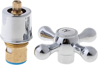 Ocobudbxw Manija de grifo 1 Juego de manija de grifo de fregadero de baño de cobre para accesorios de baño de cocina