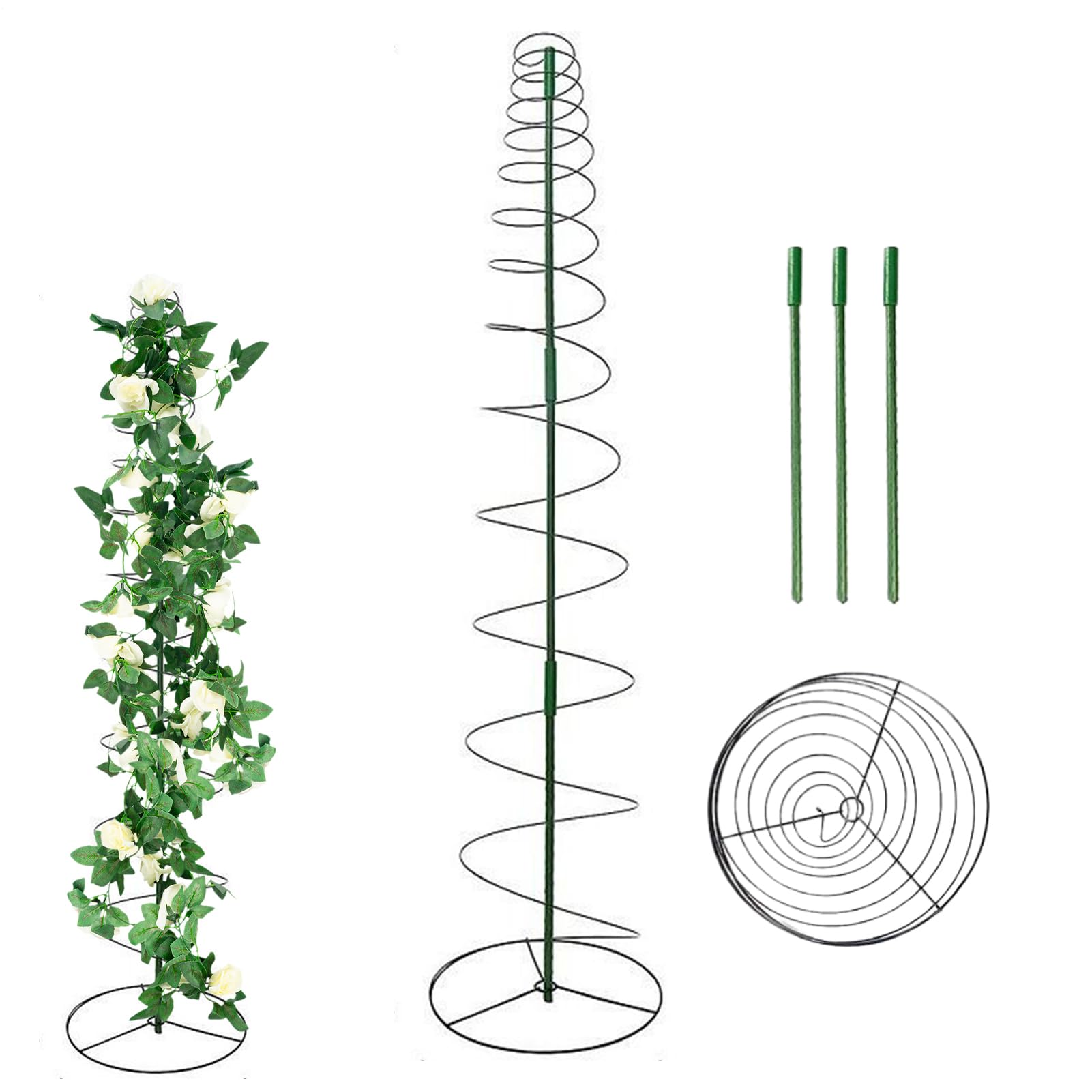 Treillis de jardin pour grimpantes et fleurs de terrasse ombragée