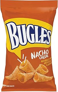 Corn Snacks, Nacho Cheese, 0.875 Oz (Pack of 60)