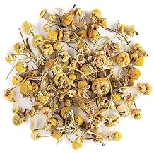 Chamomile Flowers Organic Herbal Tea - Soothing and Relaxing - Wild Matricaria Chamomile - Cammomile Chamomile Flowers Chanomille Chanile Chamoline Flowers Organic Camomile Flower Chammomile