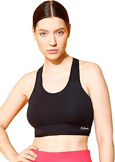 Clovia Women's Polyester Medium Impact Non-Padded Wirefree Full Cup Sports Bra Price In India