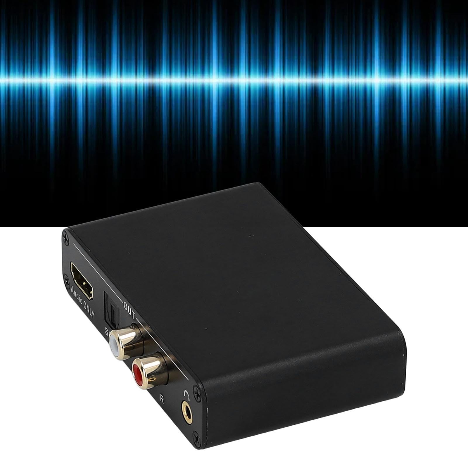Convertitore Audio, Alta Definizione 192KHz Estrattore Stereo Analogico Interfaccia Multimediale Uscita 5.1/7.1 for Home Theater Gaming Musica