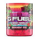 G Fuel Hibiscus Tea Flavored Game-Changing Energy Powder, Zero Sugar, Sharpens Mental Focus and Cogn
