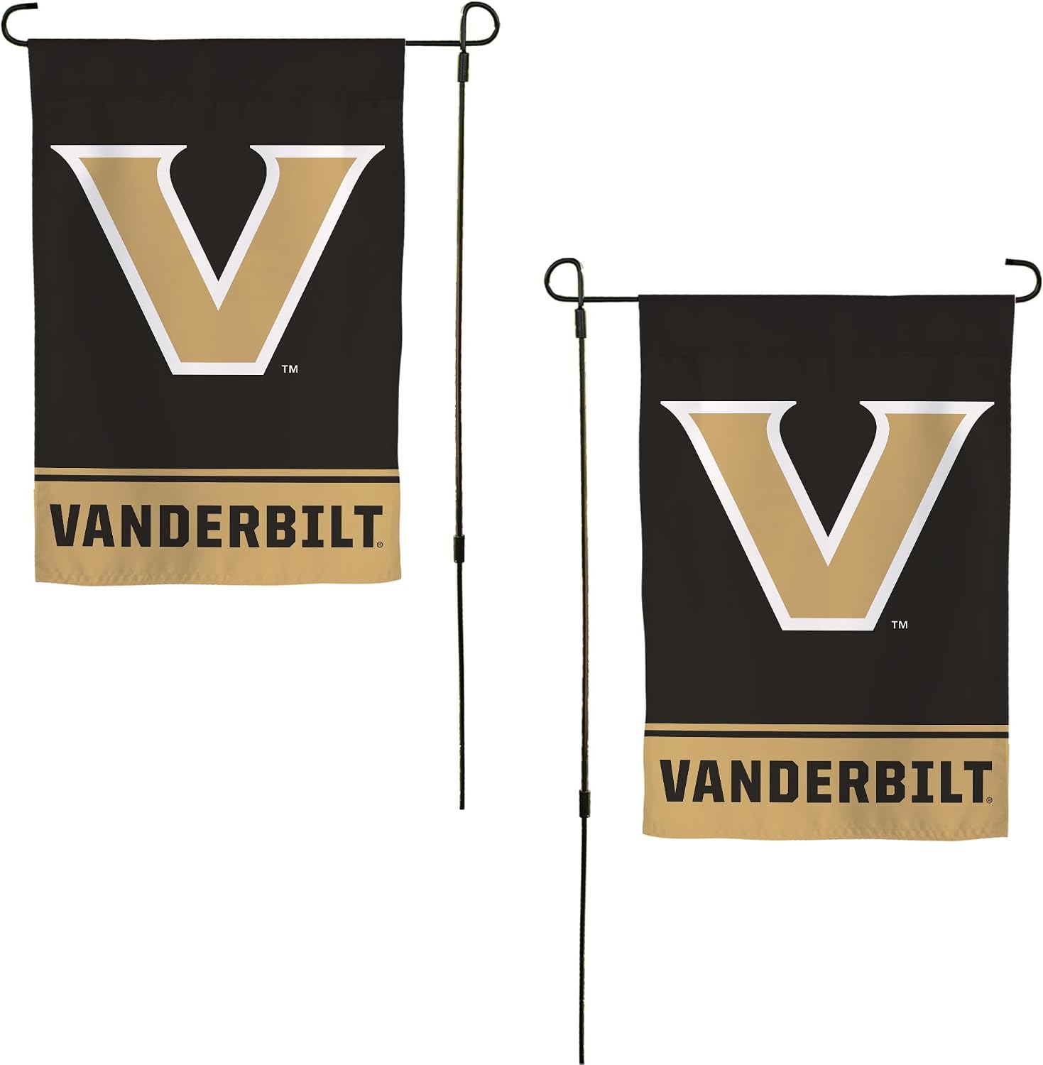 Desert Cactus Vanderbilt University VU Garden Flag – 19 x 12 Inch Vanderbilt Commodores Banner, for Outdoor Display and Events (Design A)