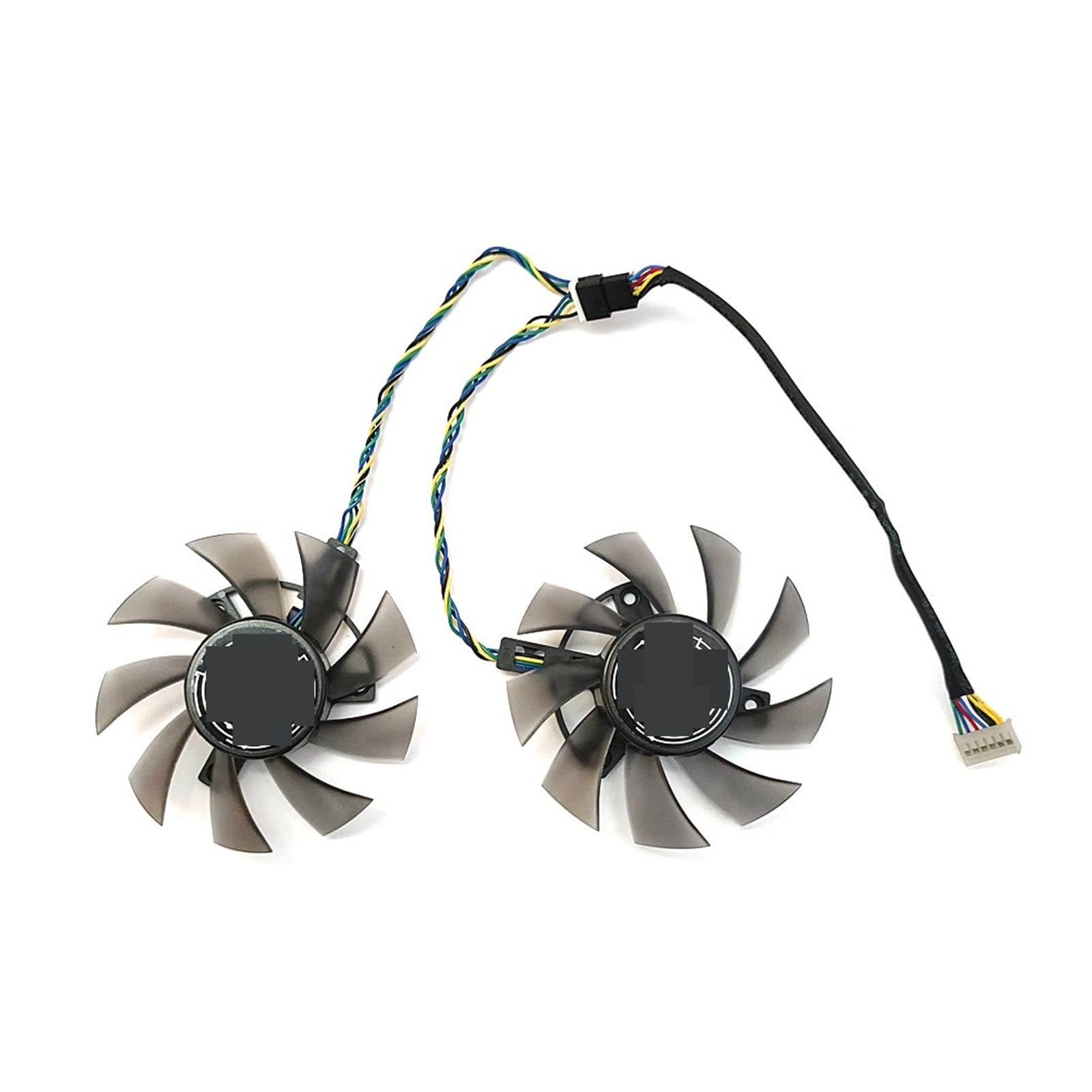 MAHIENEW 75MM 6PIN FD8015U12S GTX 1050 GPU Fan，Fit For ASUS CERBERUS-GTX 1050/1050TI Graphics card cooling fan Cheerfully