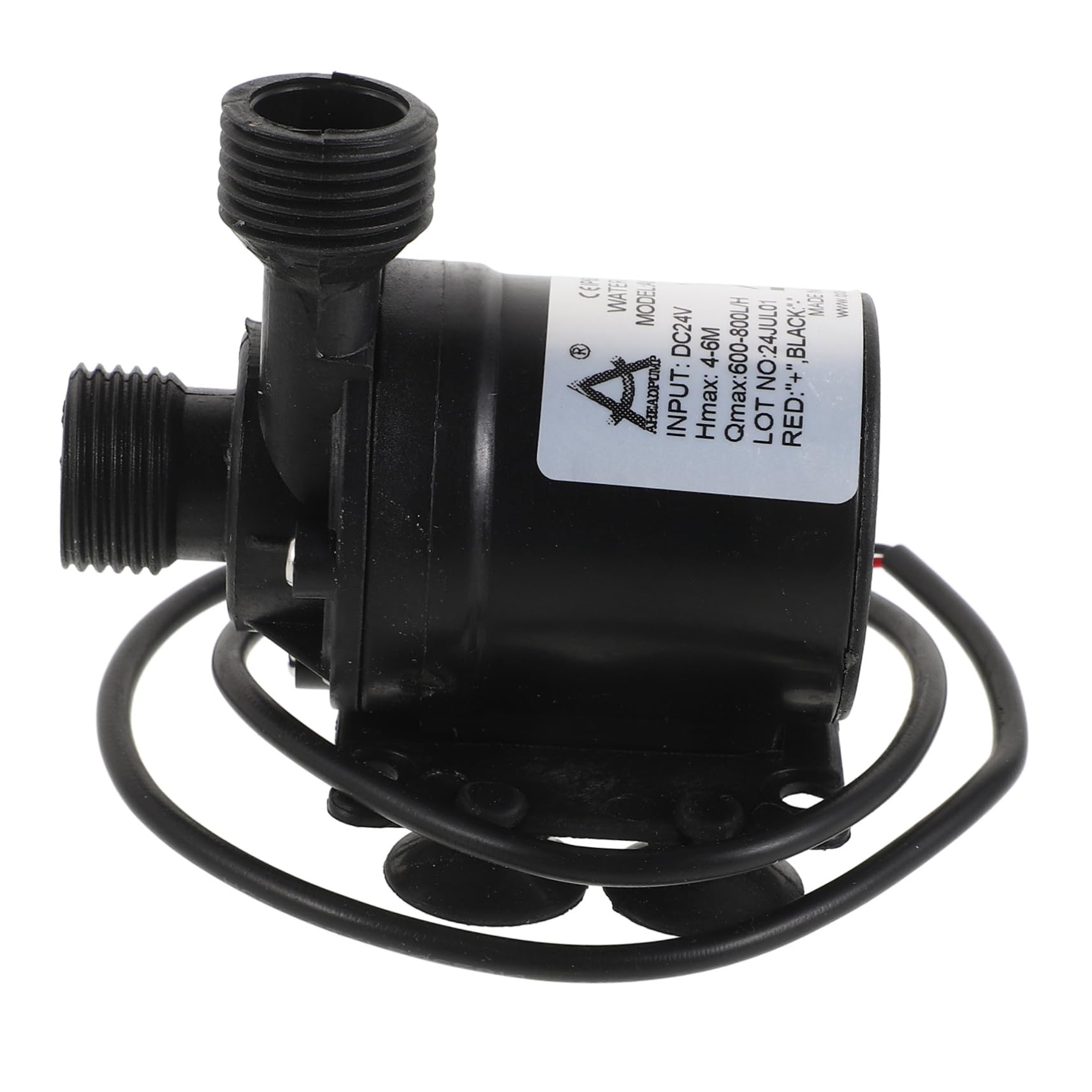Automatische Wasserpumpe aus Abs, Schwarz, für Brunnen und Teich