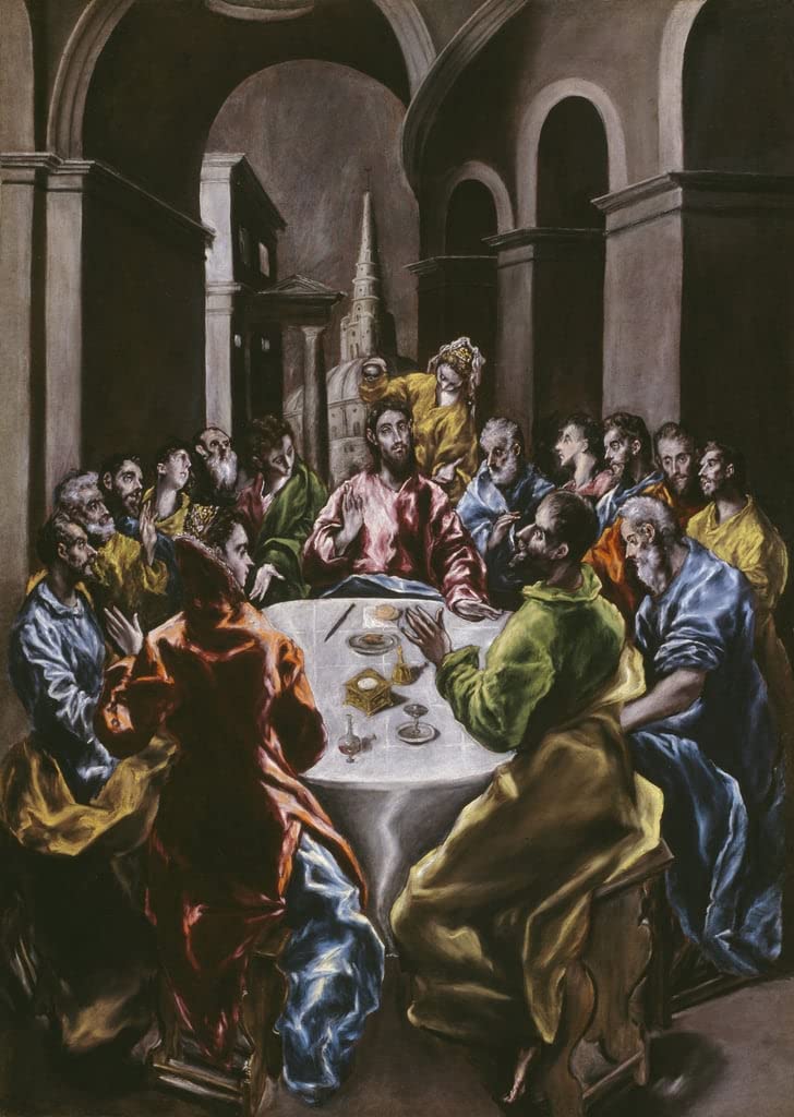 Toile murale abstraite El Greco 60x90cm pour habiller un mur vide de salon - 5