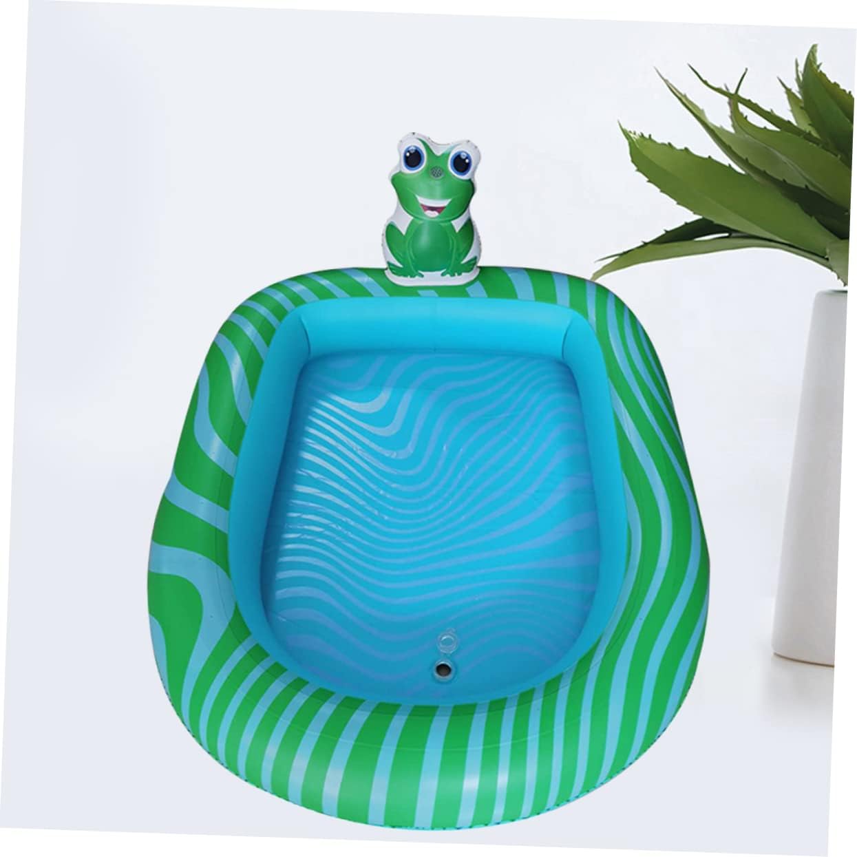 Totority Pool Inflatable Fountain Thick Pool for Boys and Girls Swimming Toy Family Fun Indoor Outdoor Use