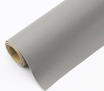 Self-Adhesive Leather Repair Tape 54x20 Inch for Couch, Sofa, Chair, Car Seat, Furniture, Handbag, Leather Vinyl Upholstery, Quick Fix for Tears, Cracks, Scratches, PeelingDark Gray