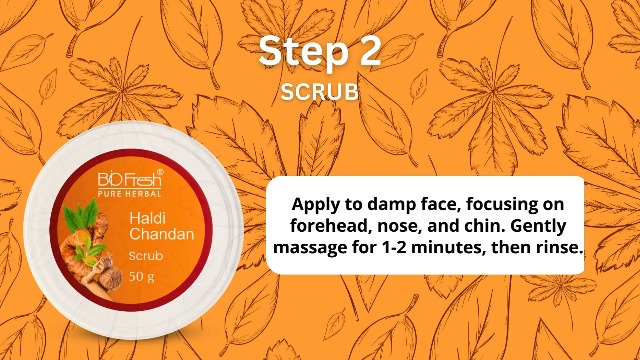 BIOFRESH HERBALS Haldi Chandan Facial Kit SKin Care Set (6 Steps