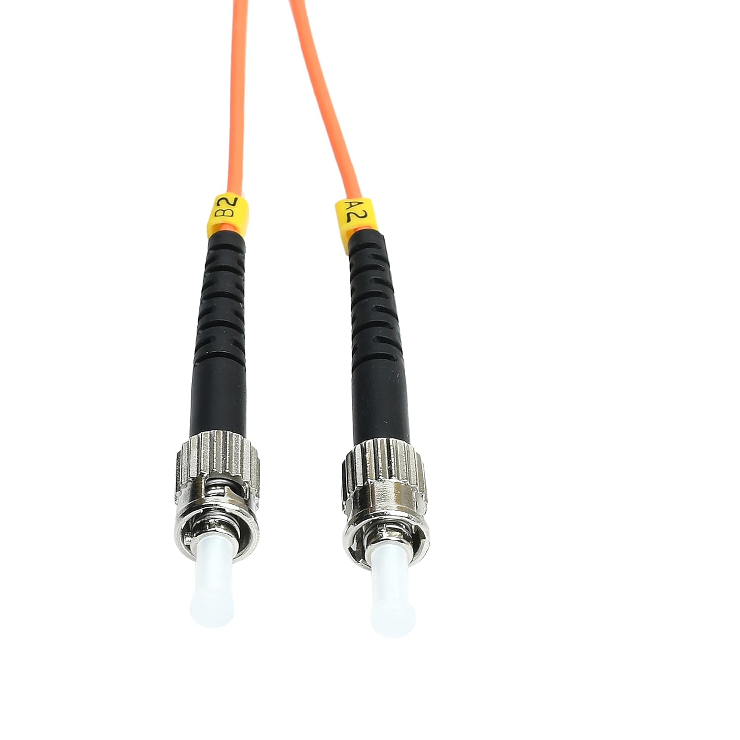 3M - 4Pack LC to ST Fiber Optic Patch Cable Multimode OM1 Duplex 62.5/125µm Optical Patch Cord 1G/10G Fiber Optic Cable LC-ST 3 Meter (9.8ft) Pack of 4.