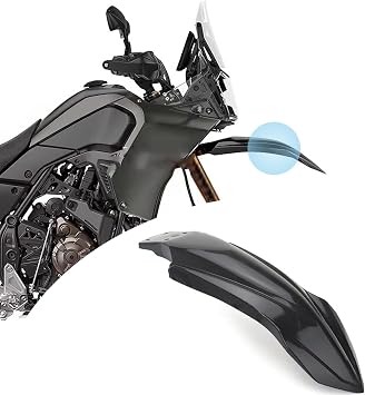 Motorcycle Front Fender for Yamaha Tenere 700 2019-2024 and 700 Rally 2020-2024/700 World Raid 2022-2024 and 700 World Rally 2023 2024 Accessories High Mudguard Fairing High - Black