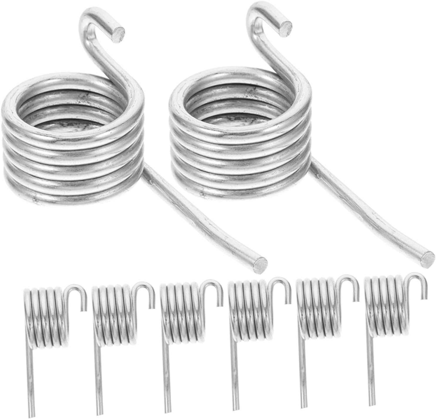 Lurrose 8pcs Stainless Steel Commercial Mop Bucket Spring Replacement Part with Reliable Rebound and Easy Installation for Mop Buckets Compact and Easy to Store