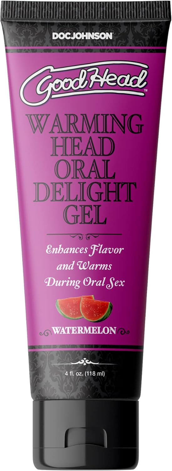 Doc Johnson GoodHead - Warming Oral Delight Gel - Strawberry - 4 fl. oz. (118 ml)