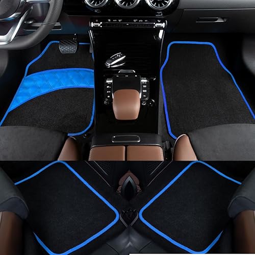 COLINOO - Juego de 4 alfombrillas de lujo para el suelo, impermeables, de ajuste universal, protección con forro de goma, adecuadas para todos los