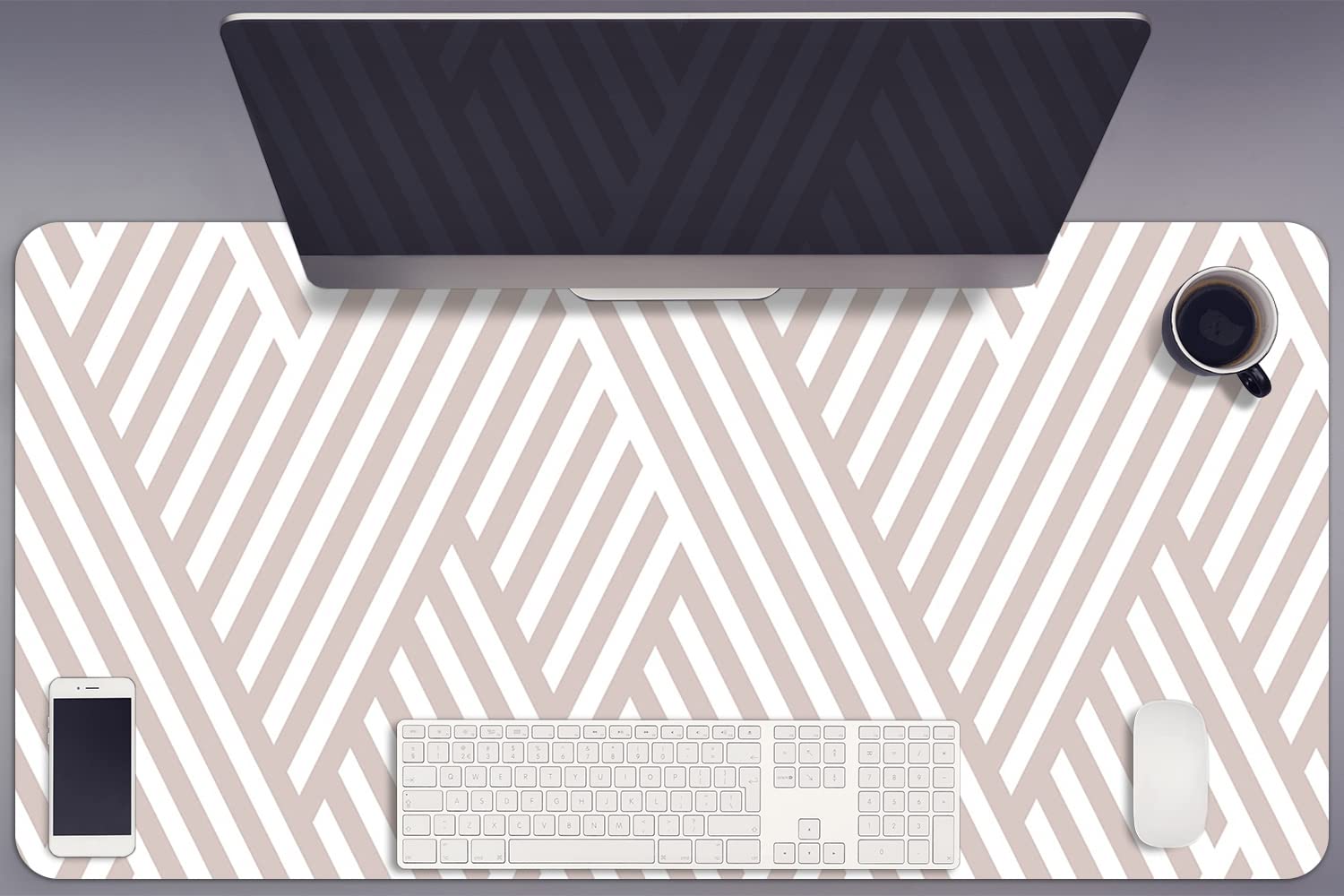 Sous-main de bureau en vinyle PVC avec protection des surfaces - 8