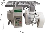 Servo Machine à coudre des moteurs AC110V, 750w 1HP Moteur industriel à coudre sans brosse avec bobines en cuivre pur, Mute énergisante (blanc, 750W)