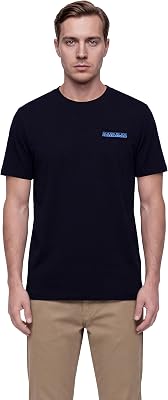 Napapijri Saran SS BLU Marine Camiseta Hombre