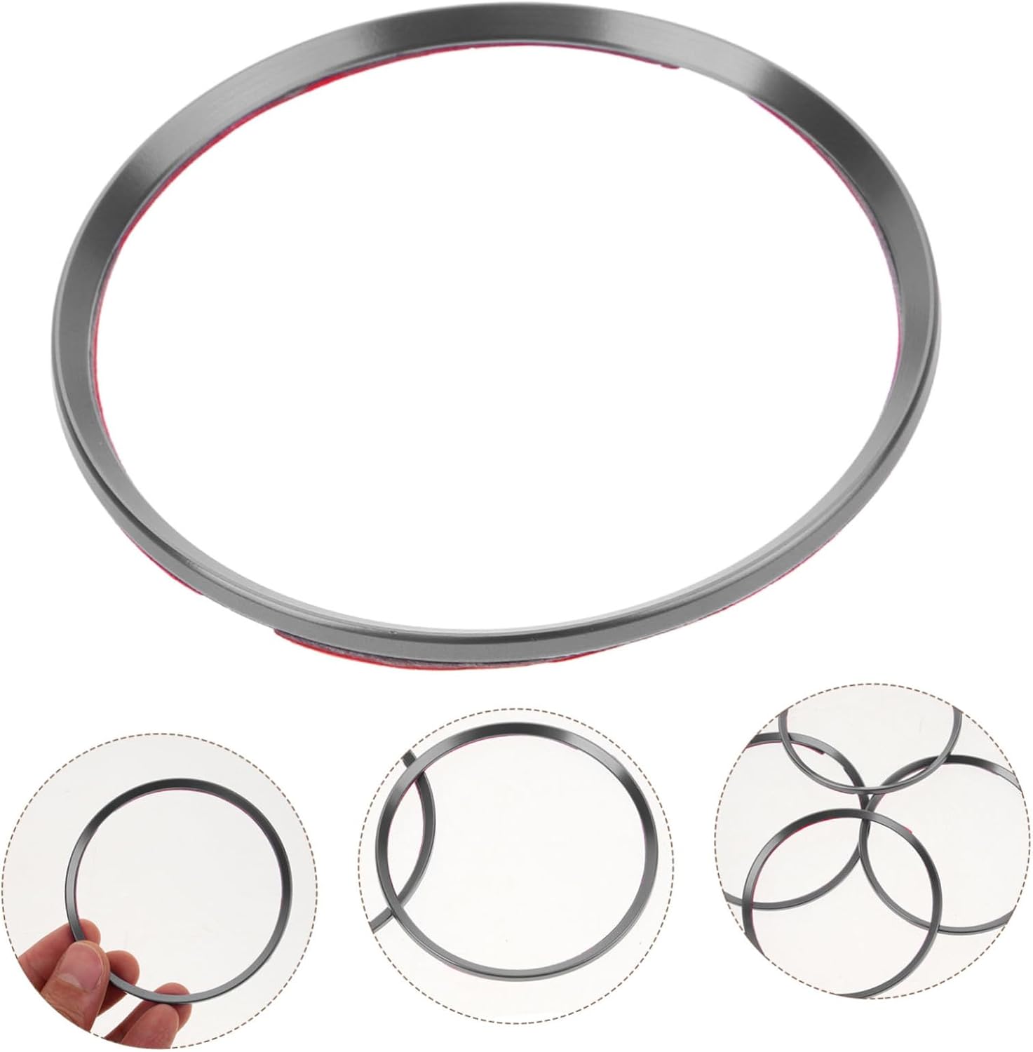 4pcs Car Wheel Ring Trim Ring Tire Replacement Fit for Specific Models Aluminum Alloy Design