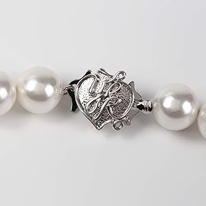 Amazon | 【桂由美プロデュース】 パール ネックレス 大粒 10mm 12mm