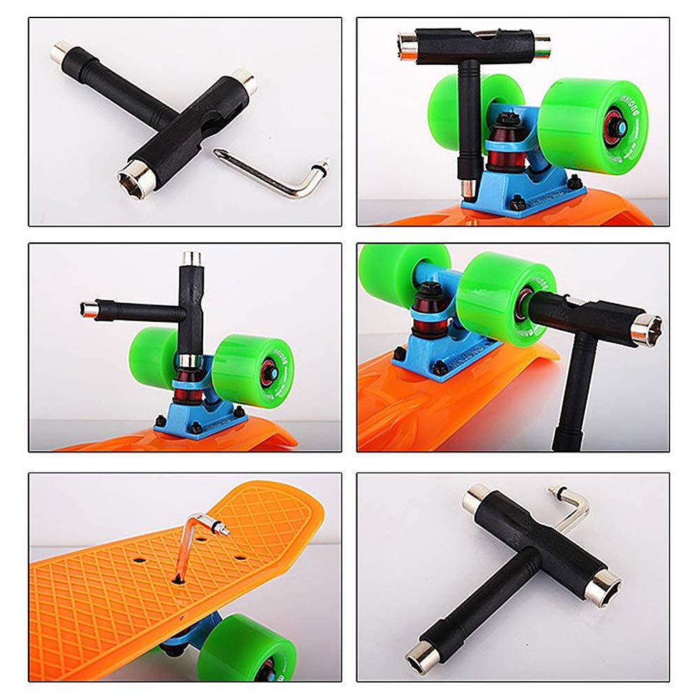 Outil TRIXIES pour trottinette/skateboard/longboard avec clé Allen